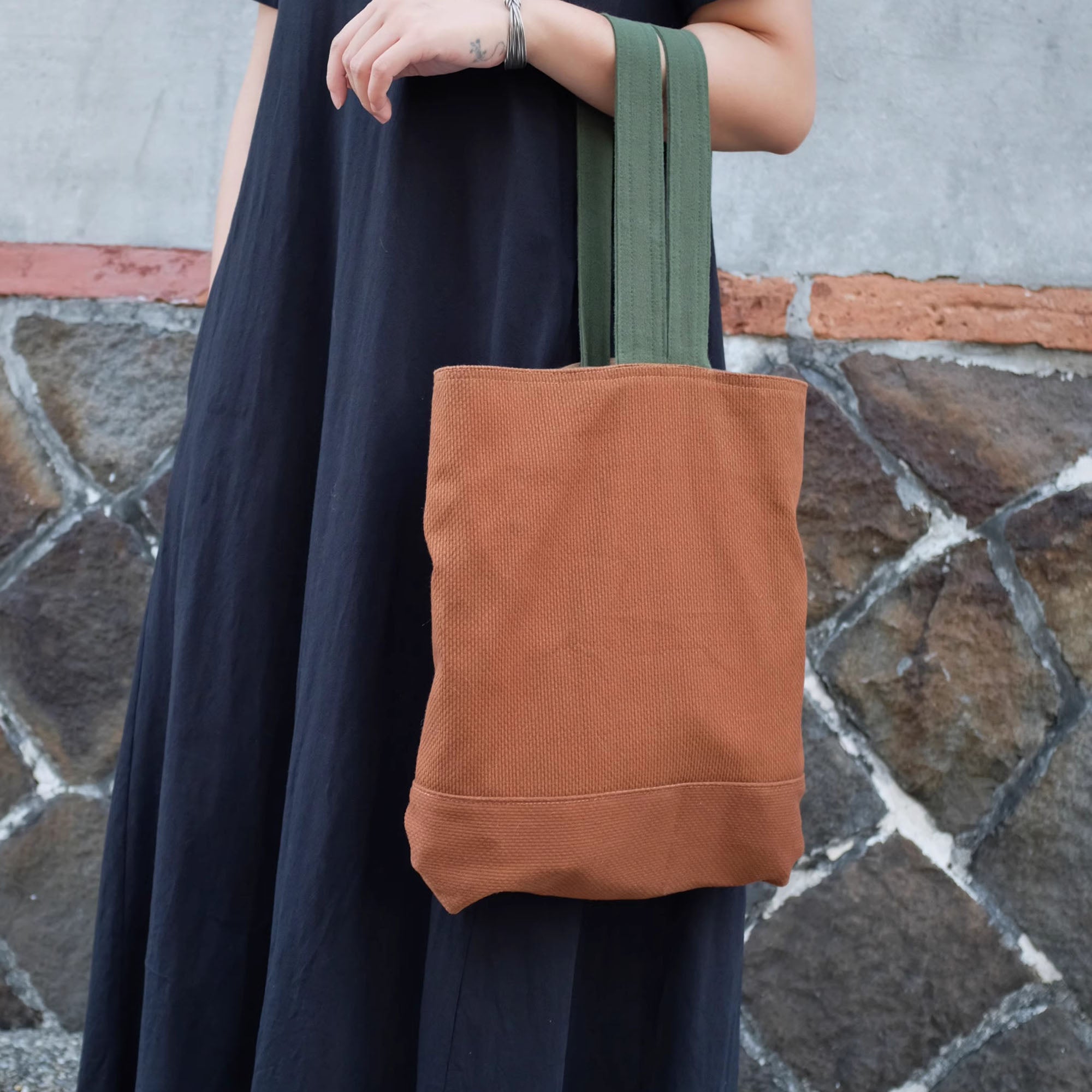 Sac à dos en coton de Kendo avec design minimaliste rétro 