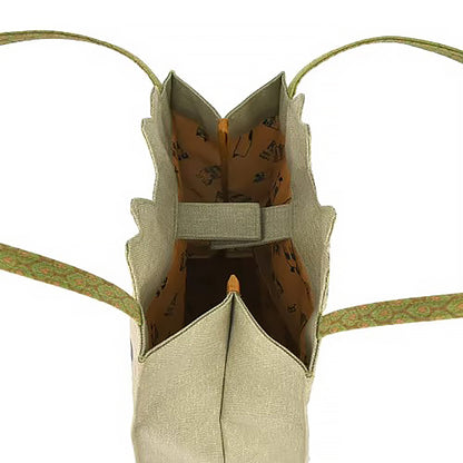 Sac cabas Kusuguru avec chat brodé 