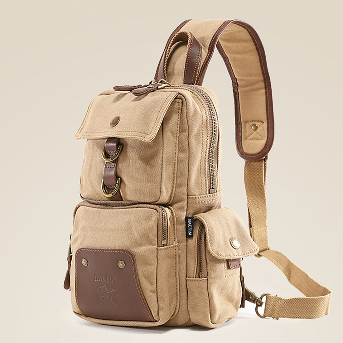 SAC  BANANE pour HOMME avec GRAND capacité enCANVAS