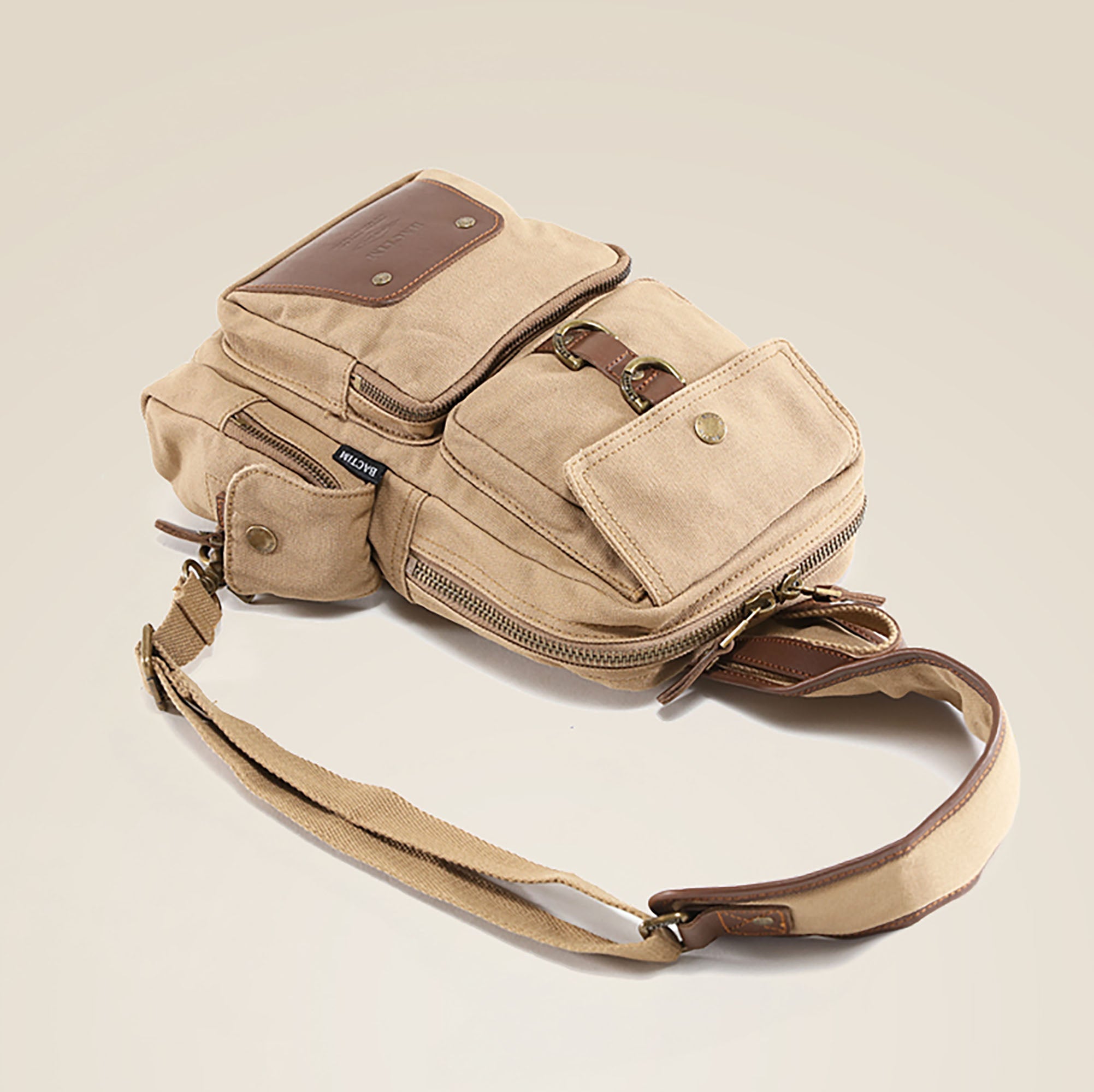 SAC  BANANE pour HOMME avec GRAND capacité enCANVAS