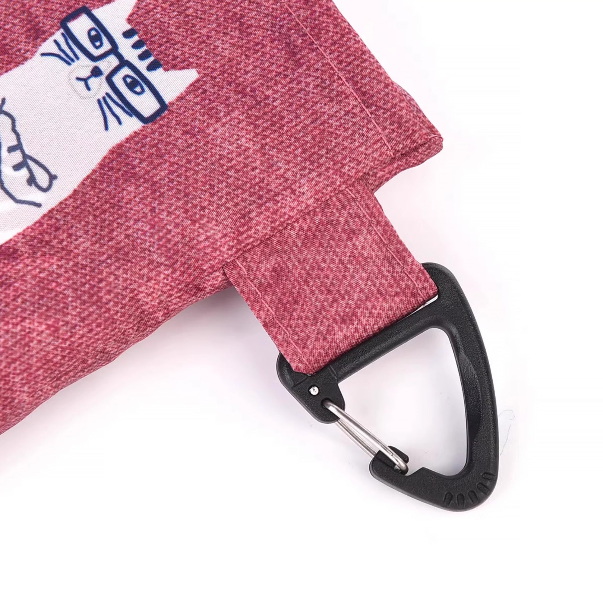 Sac de courses pliable Kusuguru avec motif chat japonais