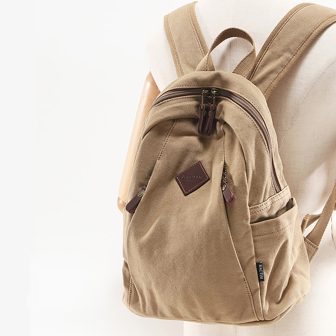 SAC À DOS STYLE FEMME EN CANVAS AVEC PETIT CAPACITÉ