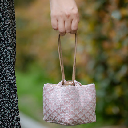 Sac de rangement pour accessoires à thé en brocart