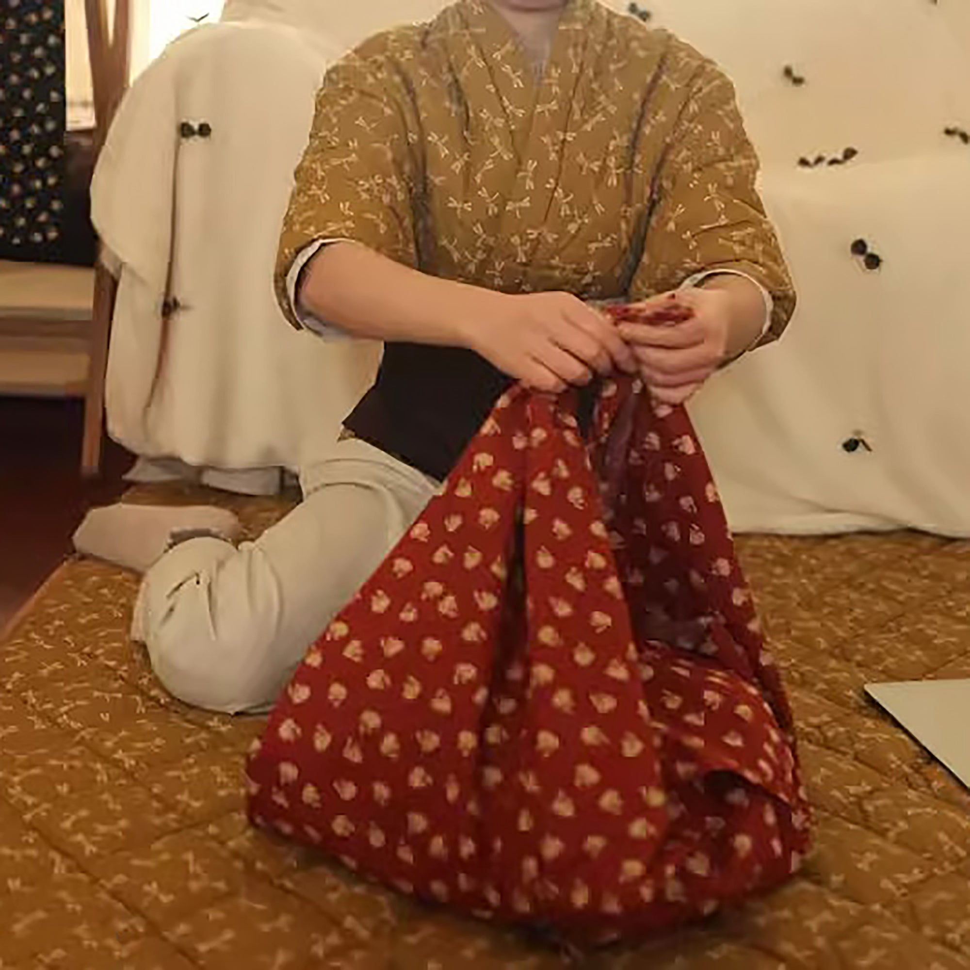 Furoshiki japonais en coton léger 