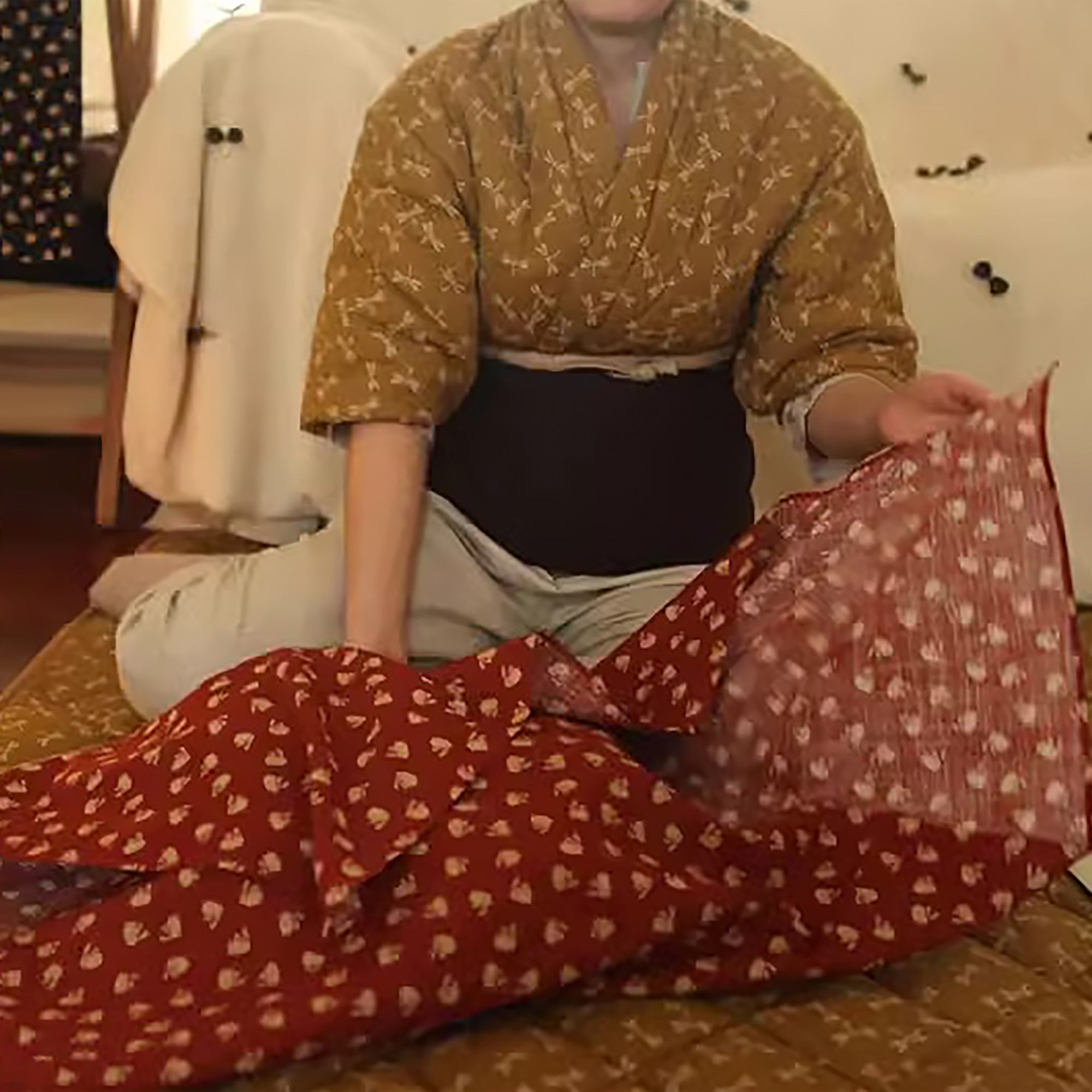 Furoshiki japonais en coton léger 