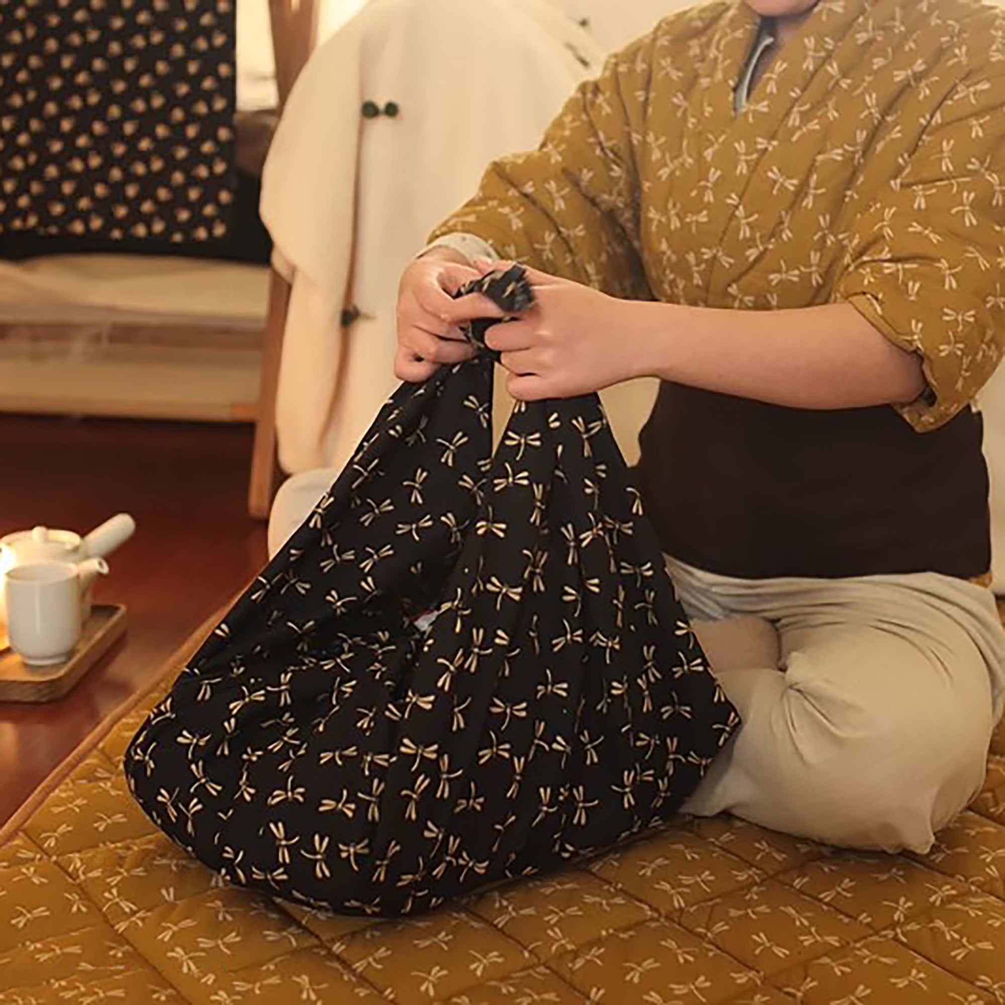 Furoshiki japonais en coton léger 