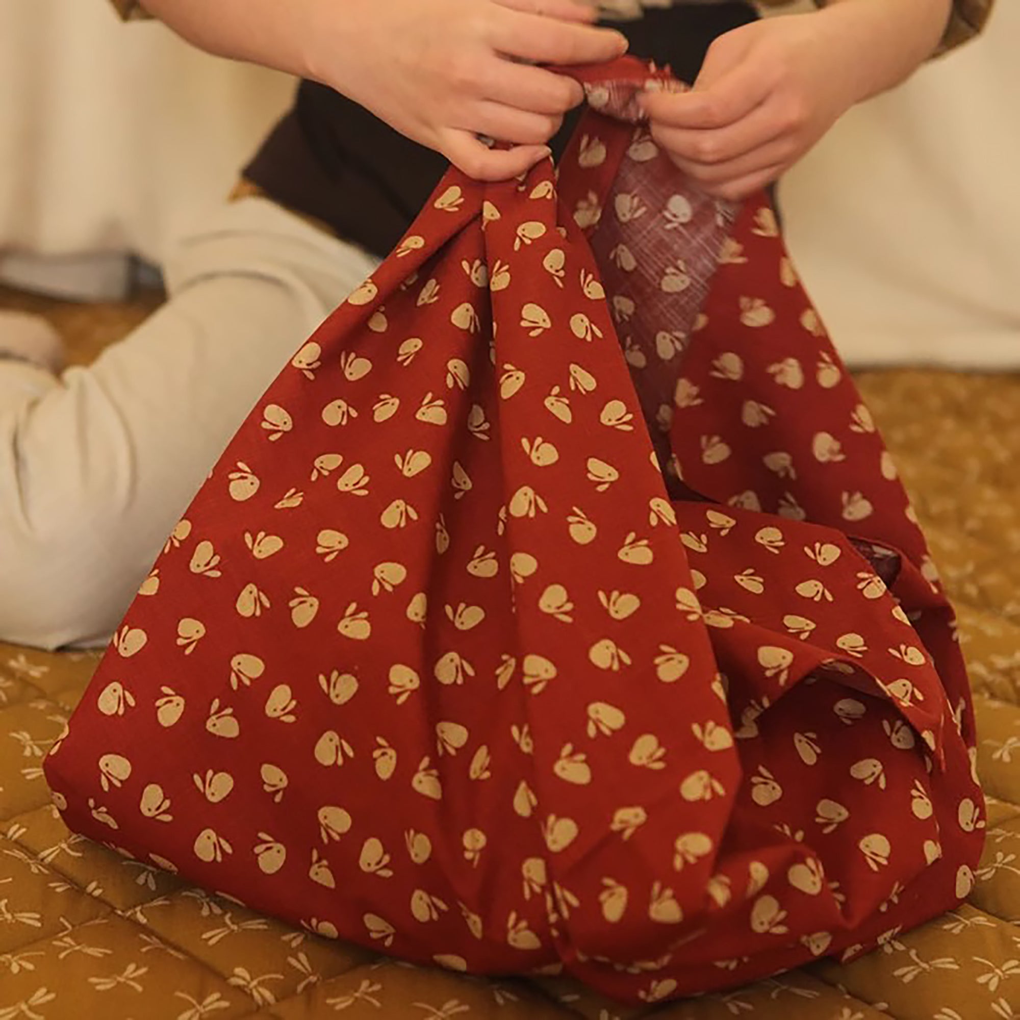 Furoshiki japonais en coton léger 