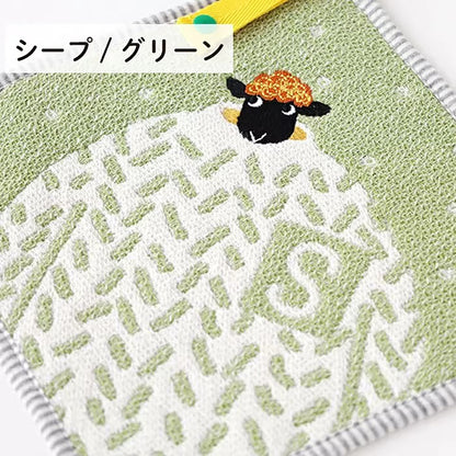 Serviette enfant OSANPO en coton Imabari avec attache
