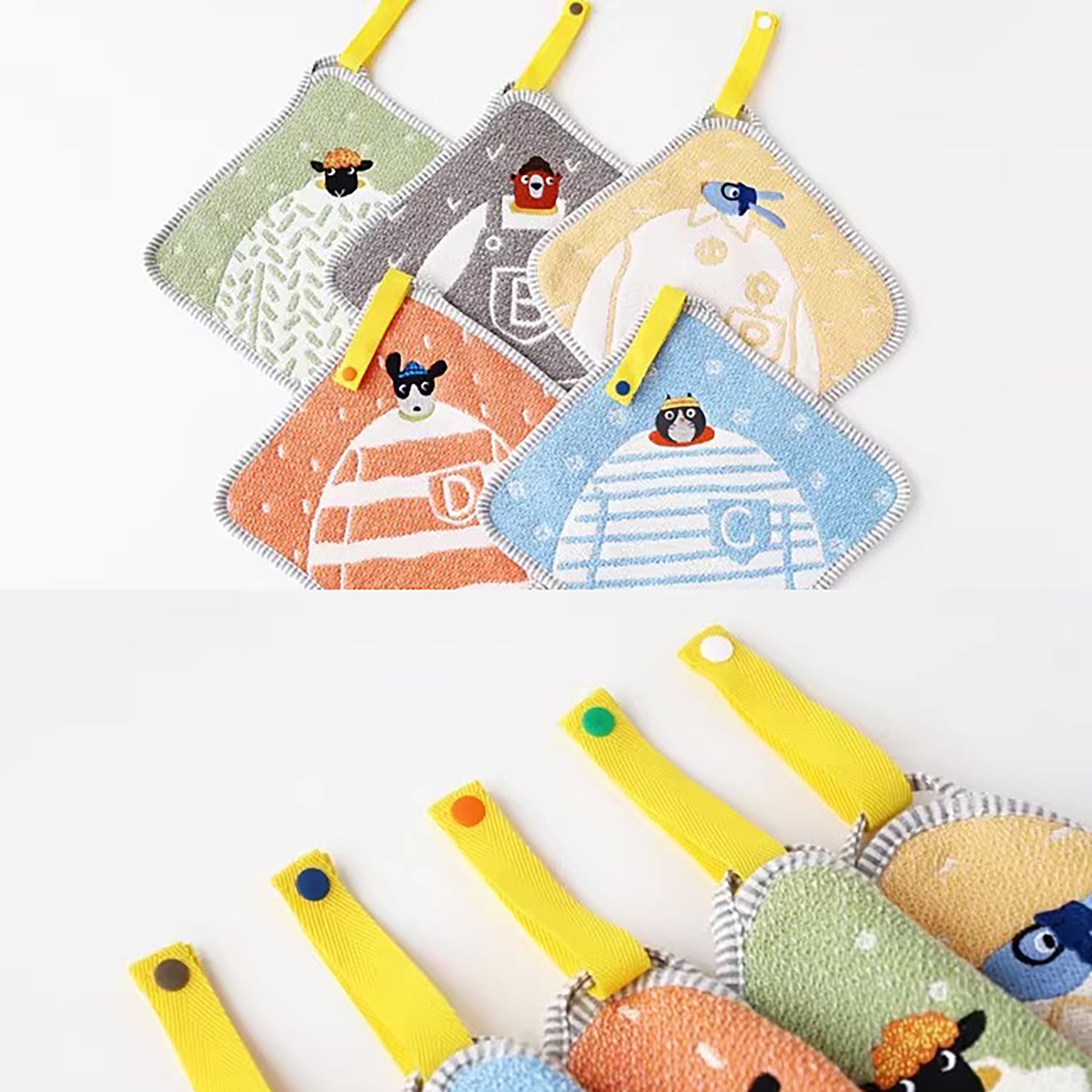Serviette enfant OSANPO en coton Imabari avec attache