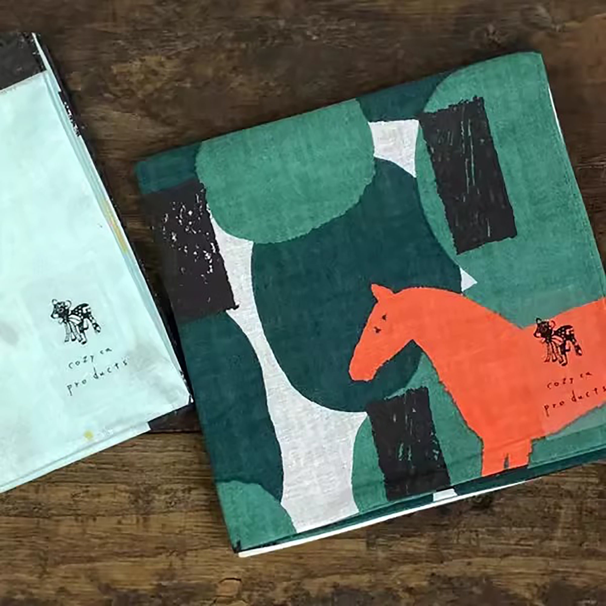 Furoshiki artistique japonais illustré multifonction
