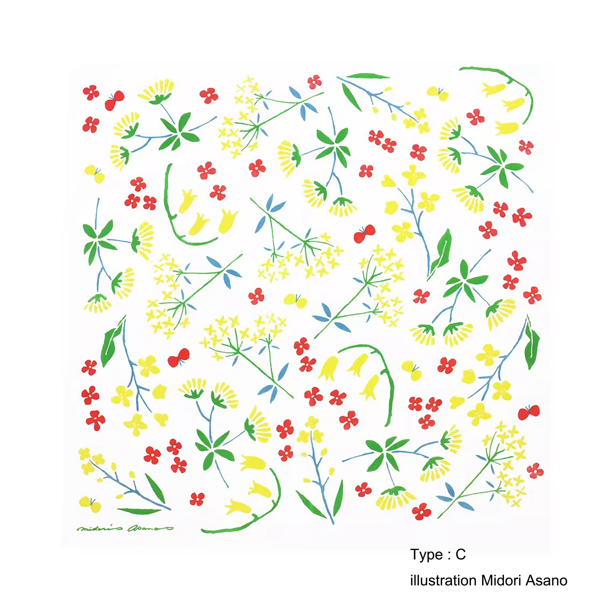Furoshiki artistique japonais illustré multifonction