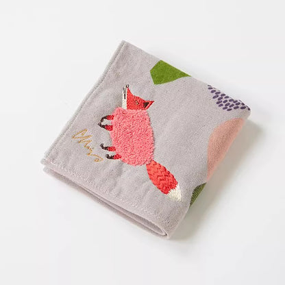 Serviette Morita MiW en coton avec broderie artistique
