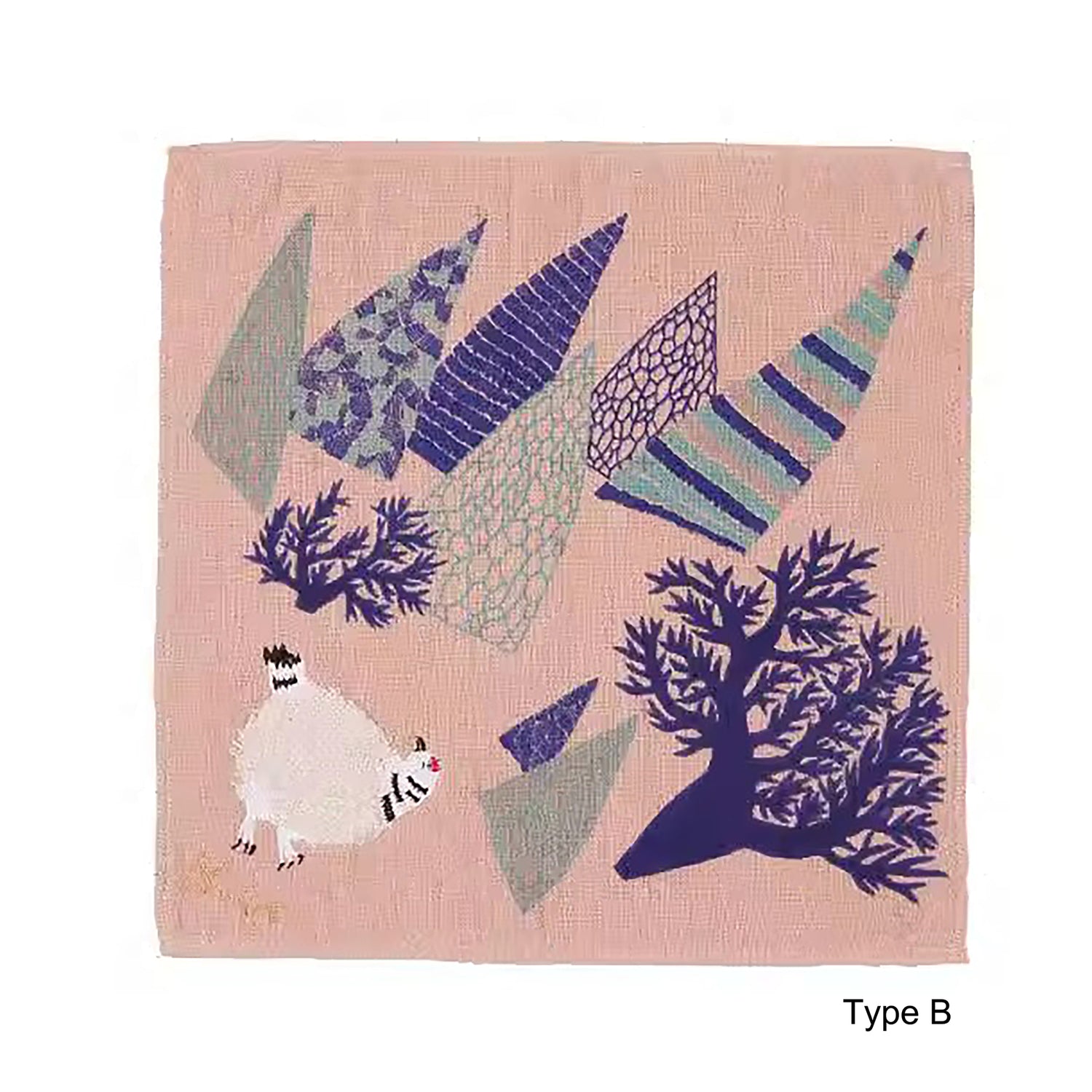 Serviette Morita MiW en coton avec broderie artistique
