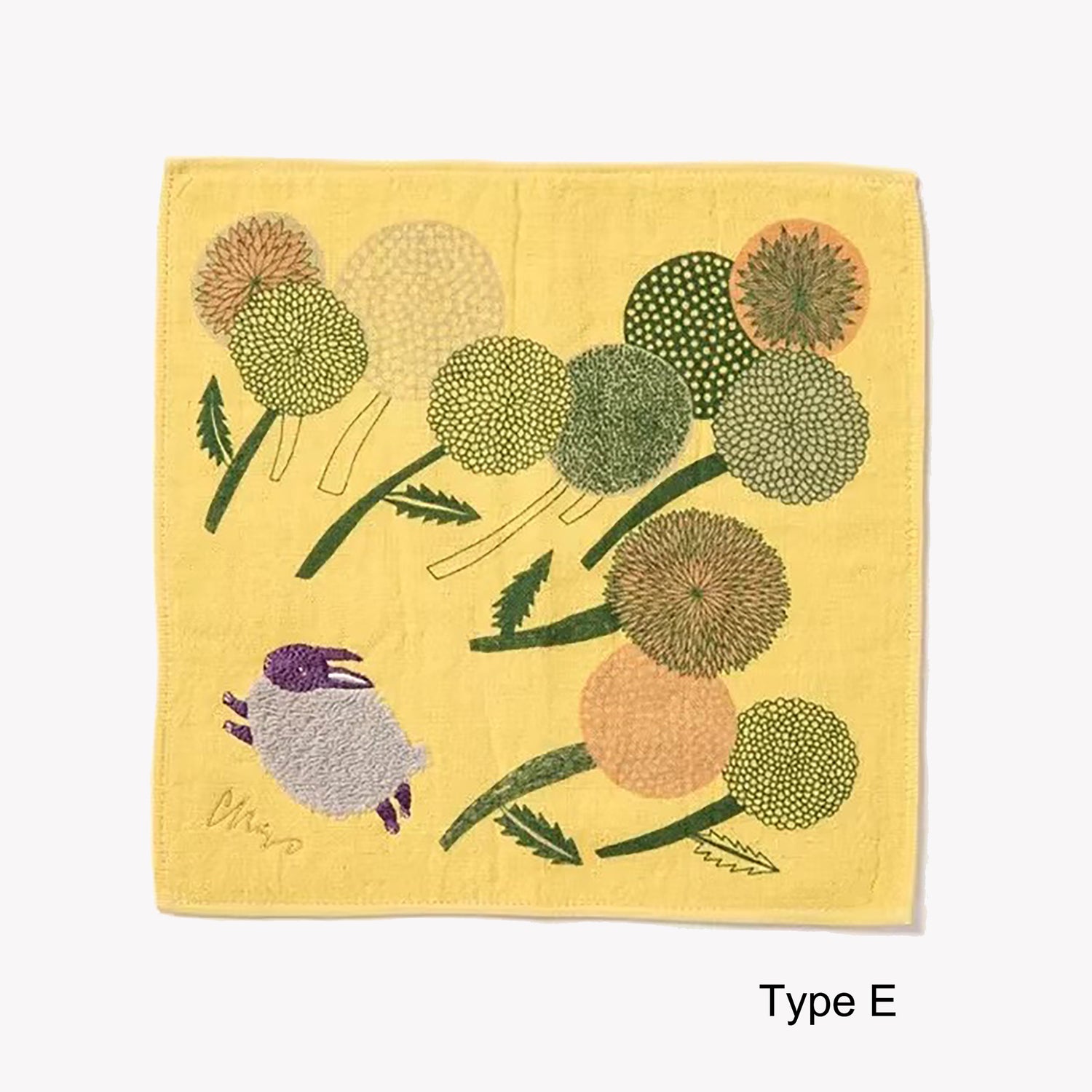 Serviette Morita MiW en coton avec broderie artistique
