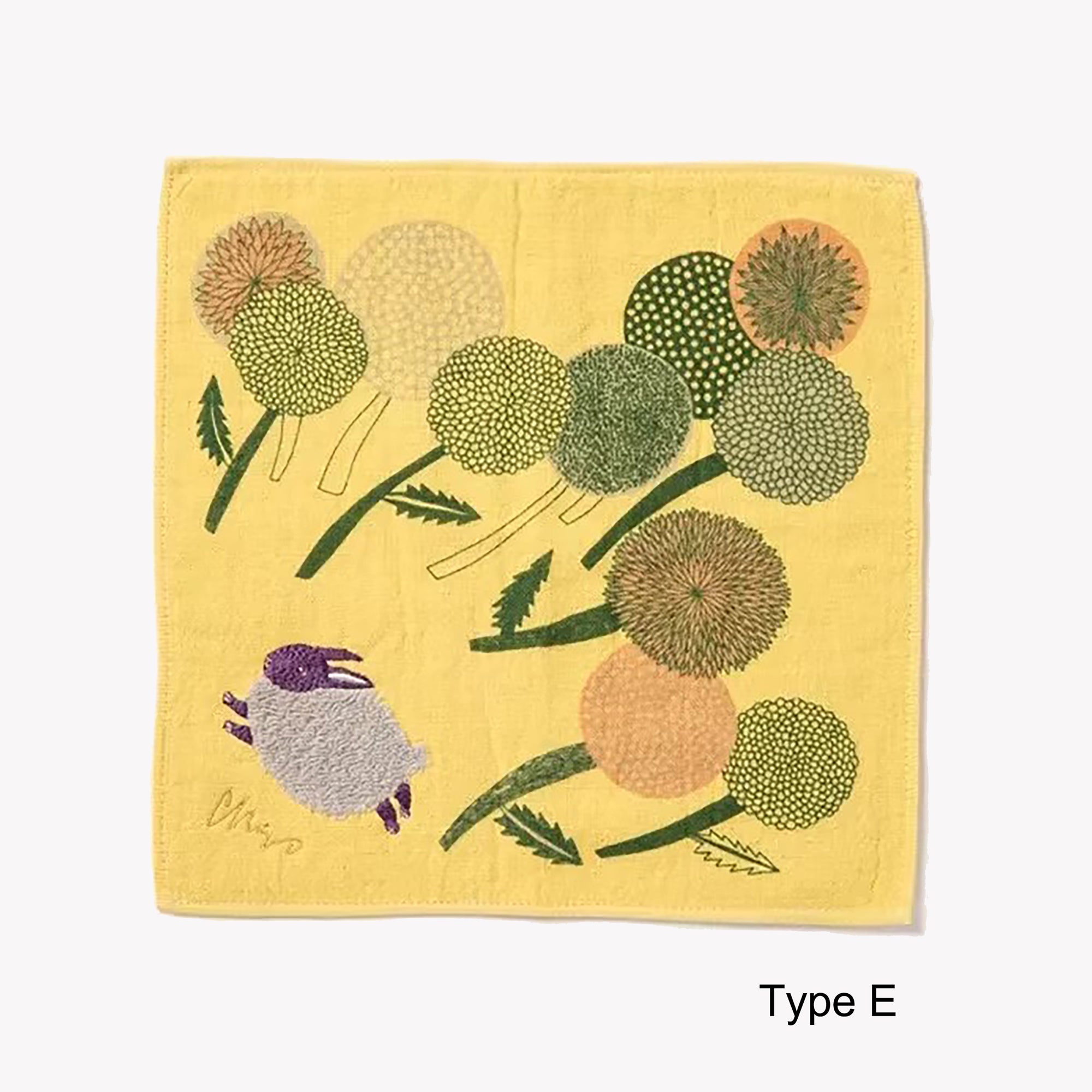 Serviette Morita MiW en coton avec broderie artistique
