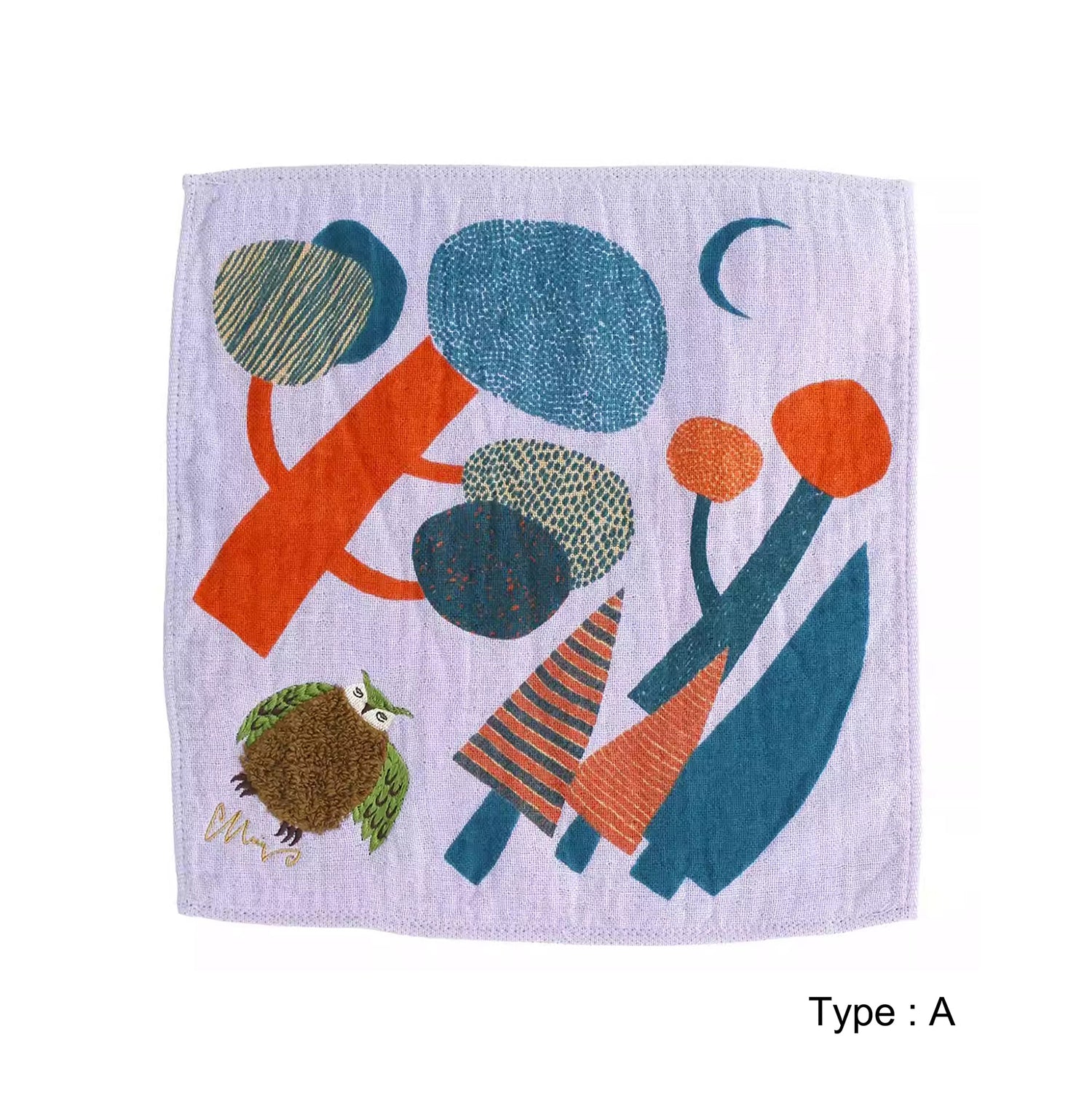 Serviette Morita MiW en coton avec broderie artistique
