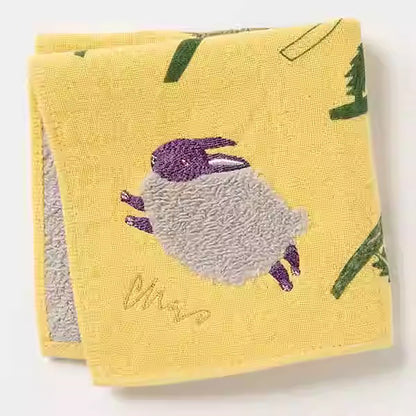 Serviette Morita MiW en coton avec broderie artistique
