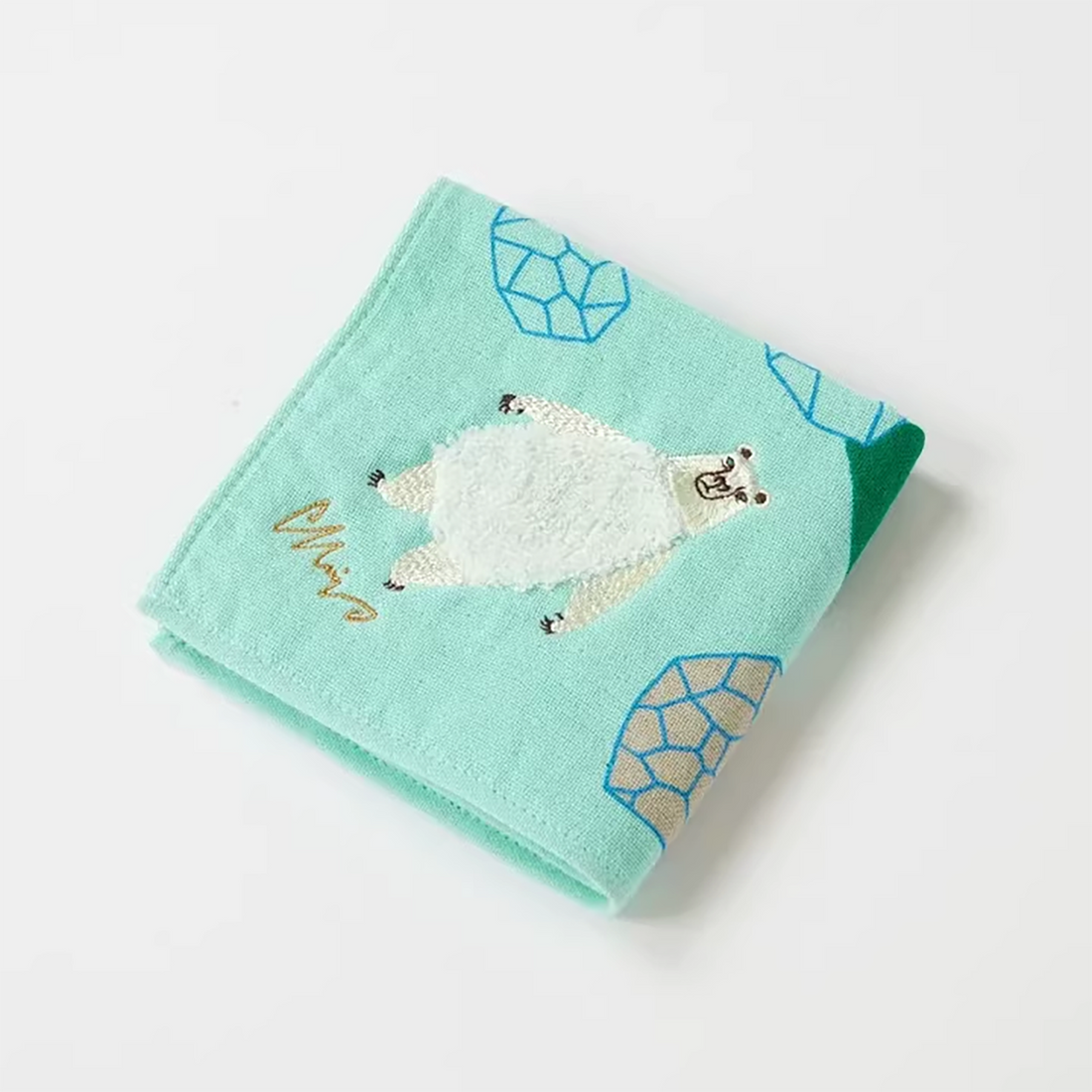 Serviette Morita MiW en coton avec broderie artistique
