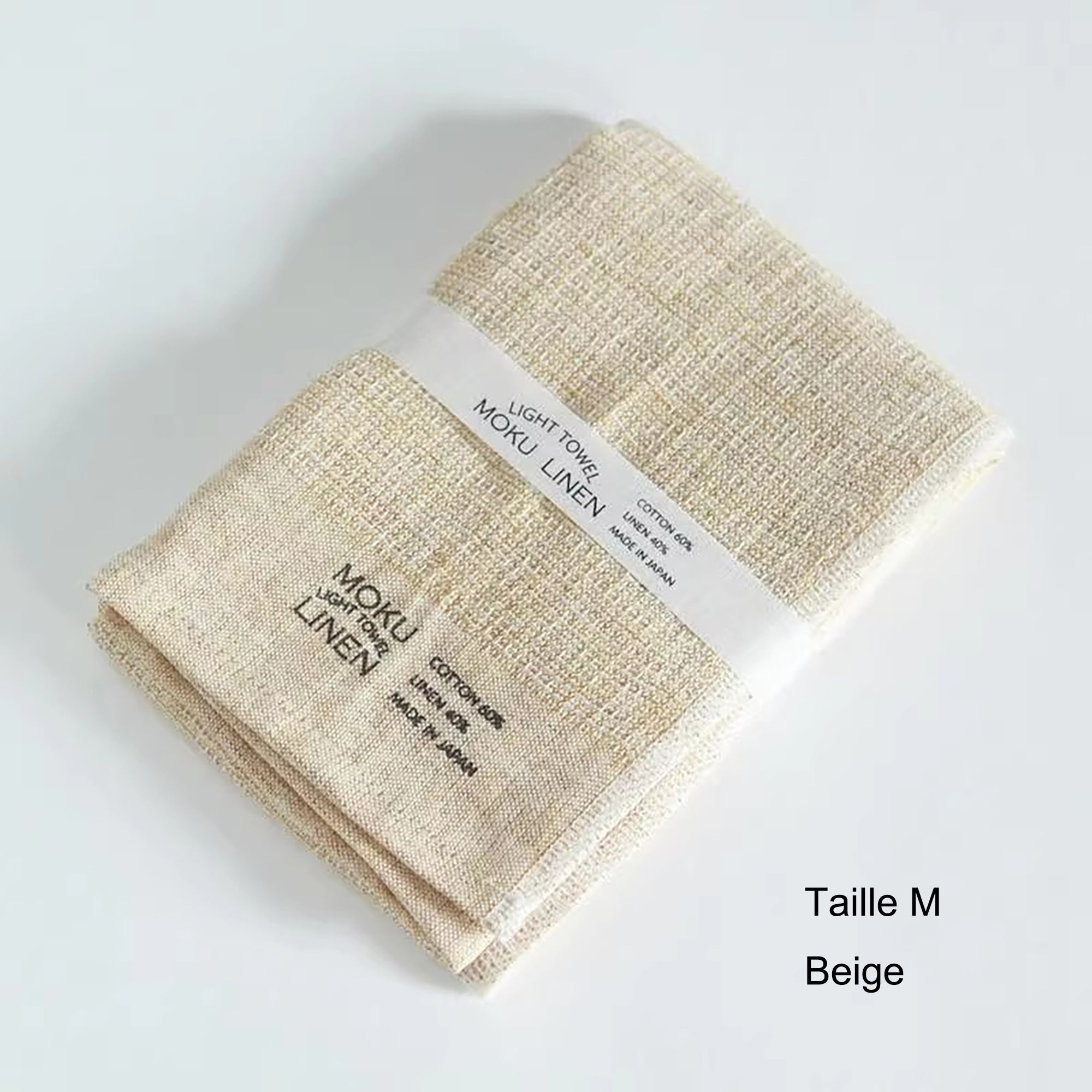 Serviette MOKU LINEN coton-lin séchage rapide légère et absorbante