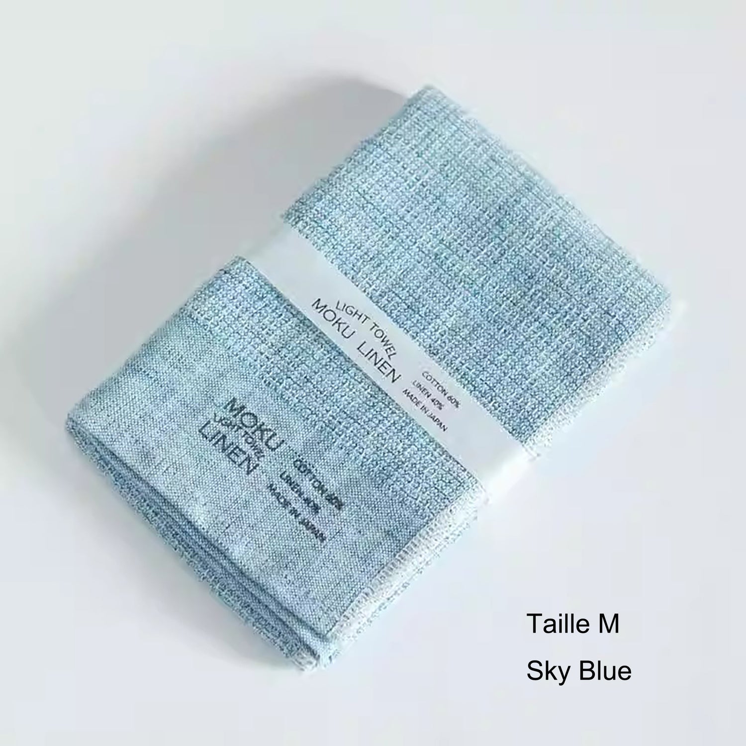 Serviette MOKU LINEN coton-lin séchage rapide légère et absorbante