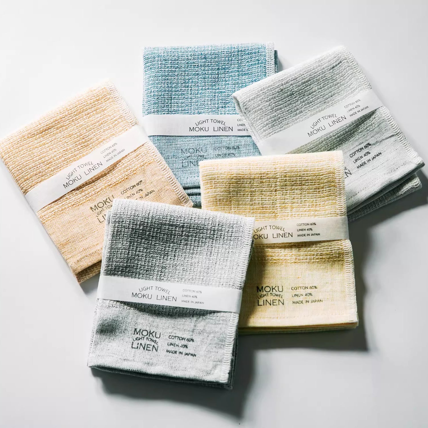 Serviette MOKU LINEN coton-lin séchage rapide légère et absorbante