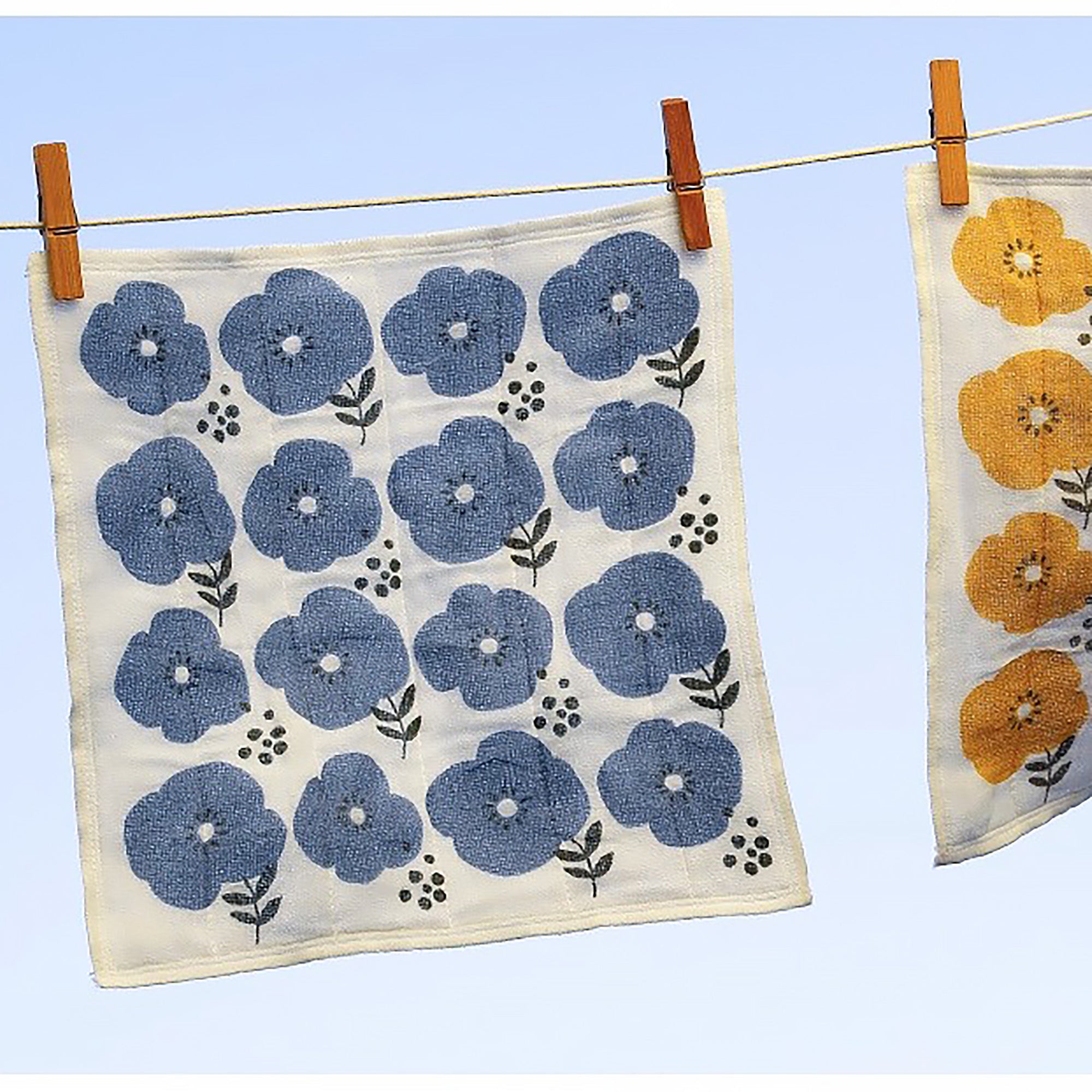 Serviette multi-usages IZAWA à motif floral