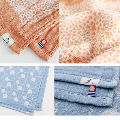 Serviette japonaise teinte à la main de Bassen Hankachi