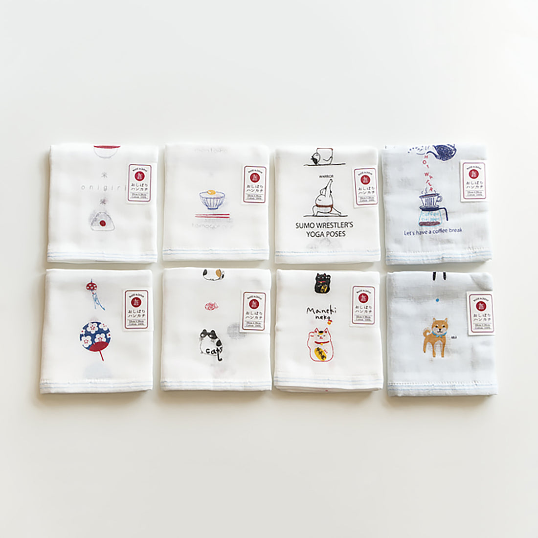Serviette japonaise en coton Kontex