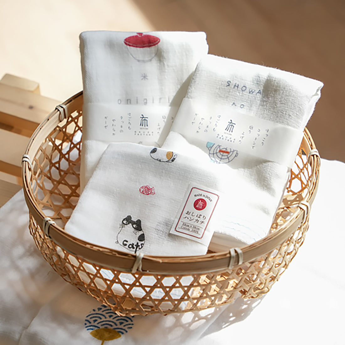 Serviette japonaise en coton Kontex
