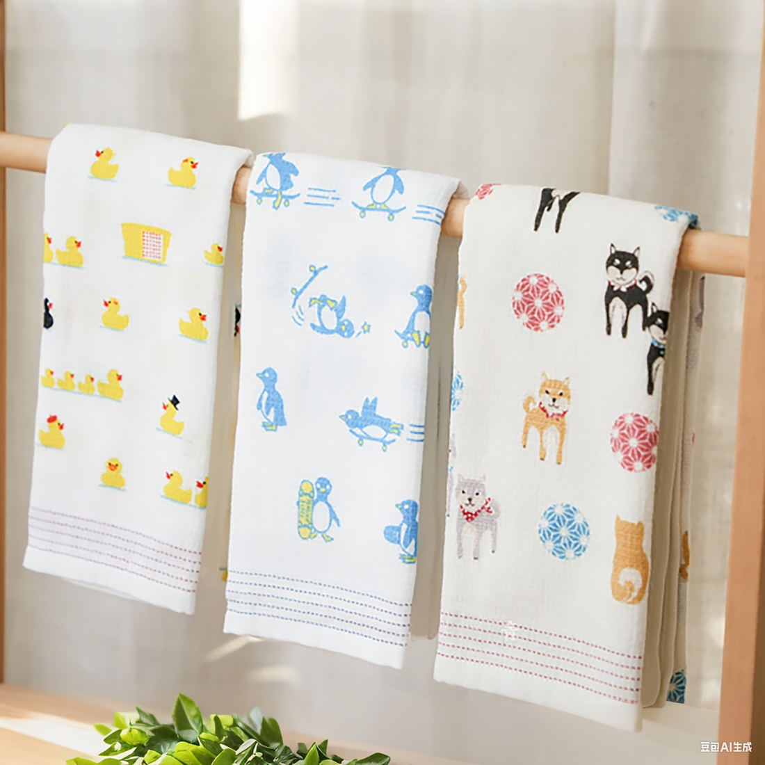 Serviette japonaise longue Kontex
