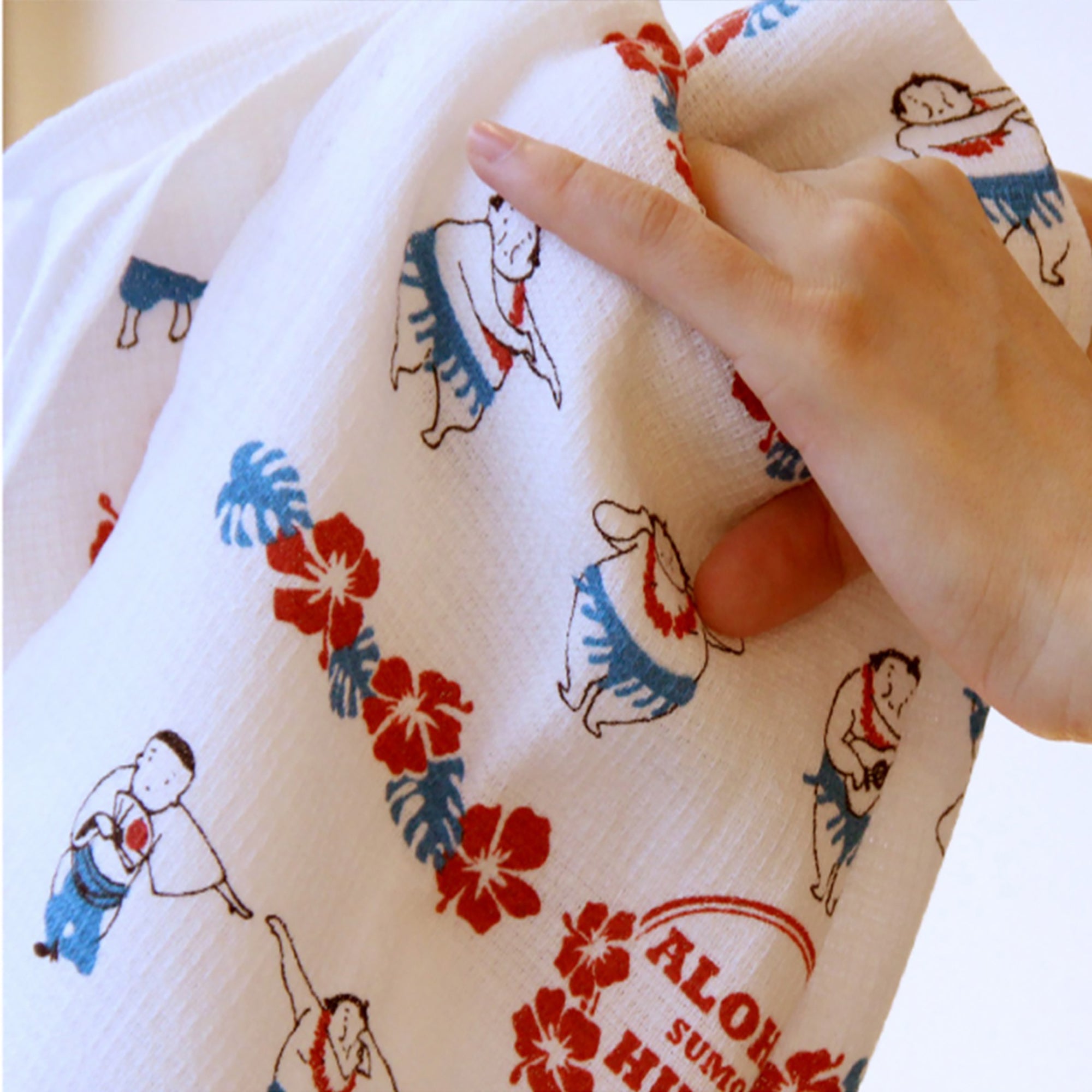 Serviette japonaise longue en coton Kontex série Sumo