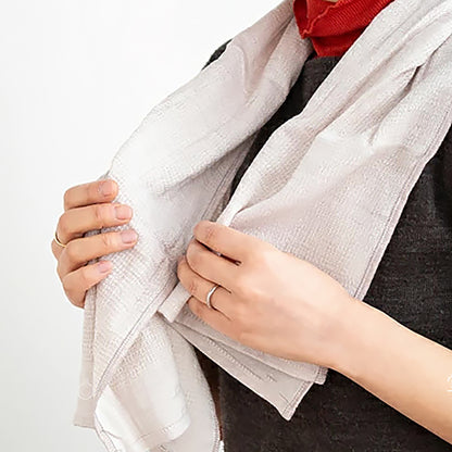 Serviette Kontex en coton biologique teinte aux plantes