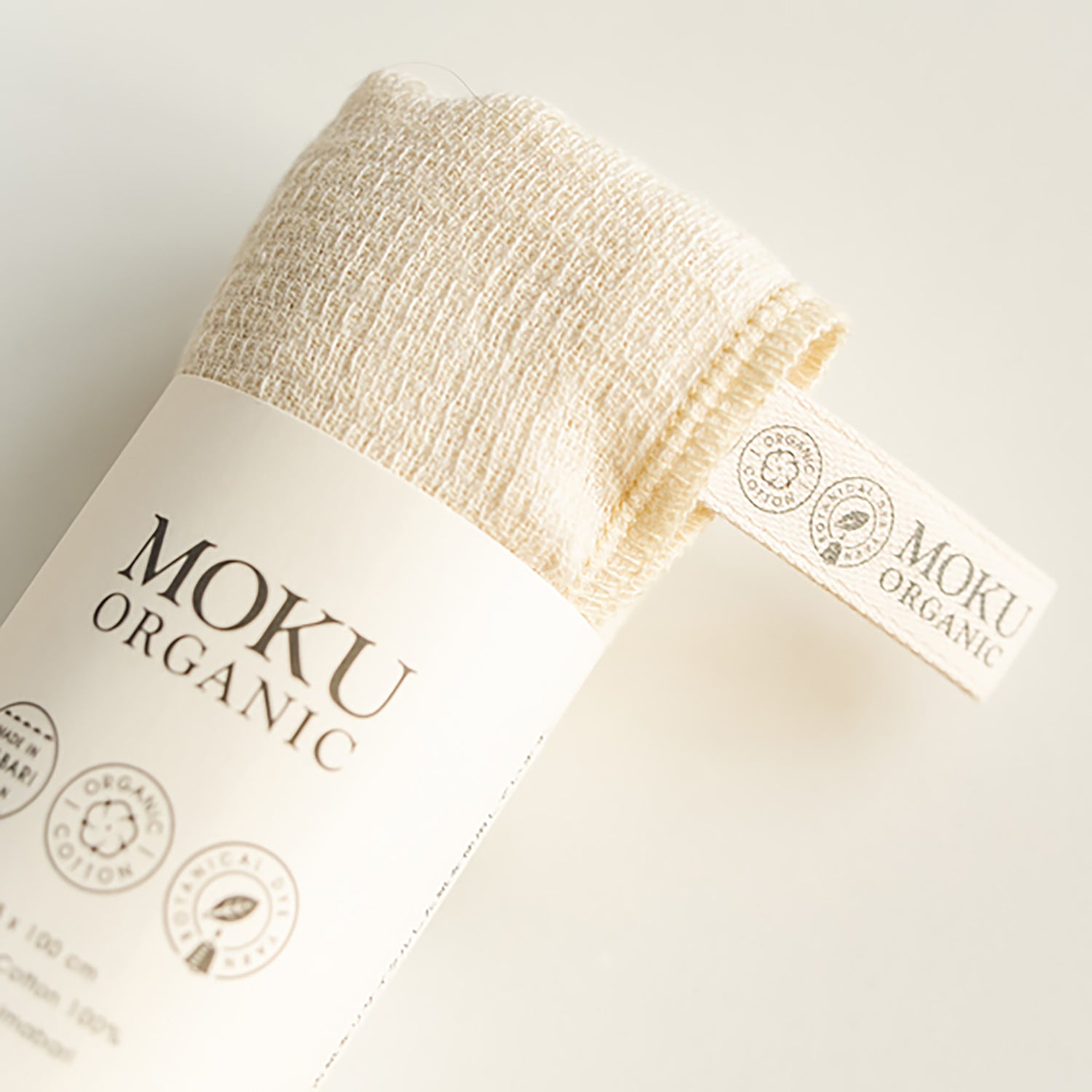 Serviette Kontex en coton biologique teinte aux plantes