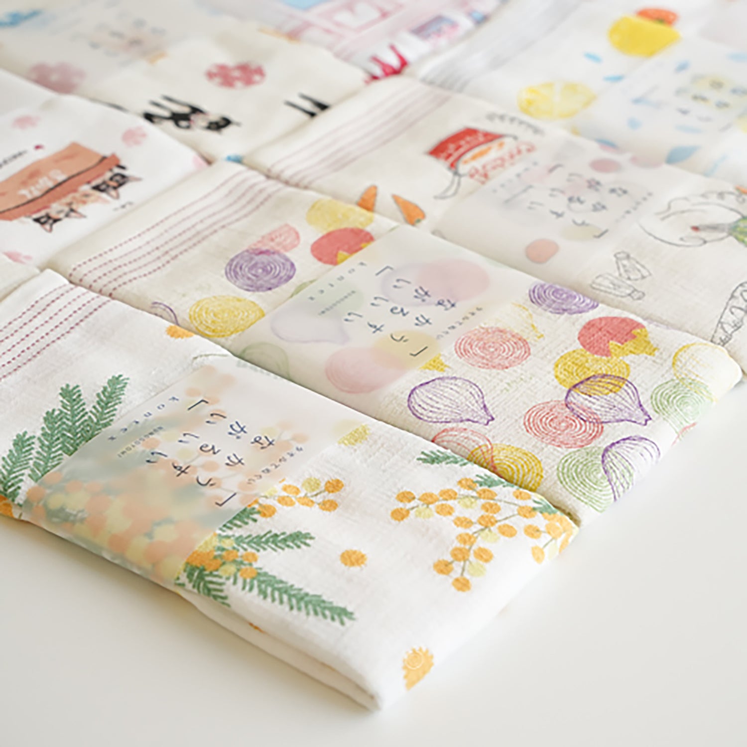 Serviette japonaise longue en coton de Kontex