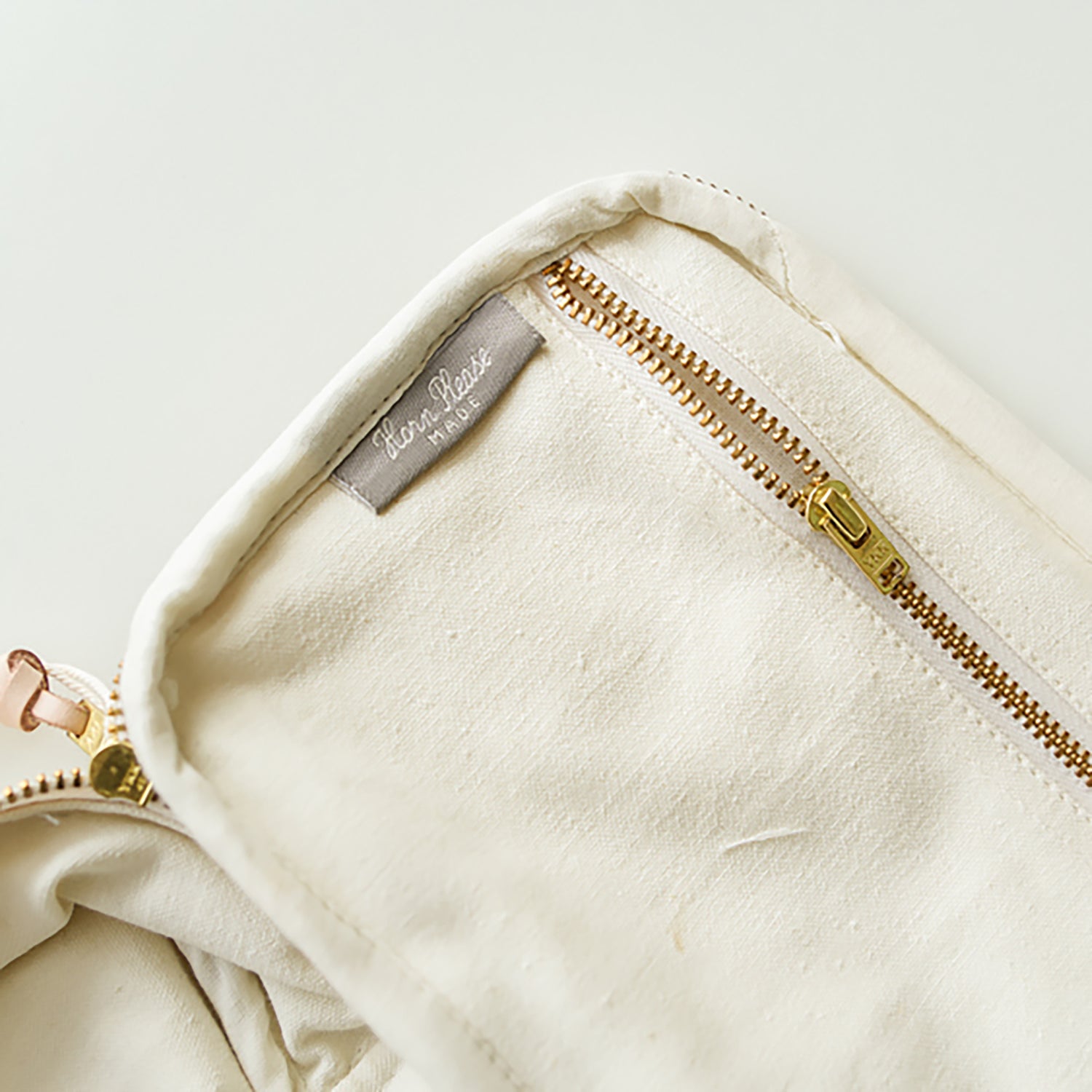 Sac en coton fleuri imprimé à la main en Série japonaise Horn