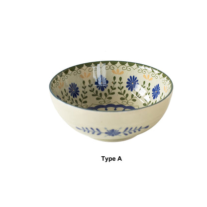 Mino-yaki &quot;Green Garden&quot; ceramic tableware