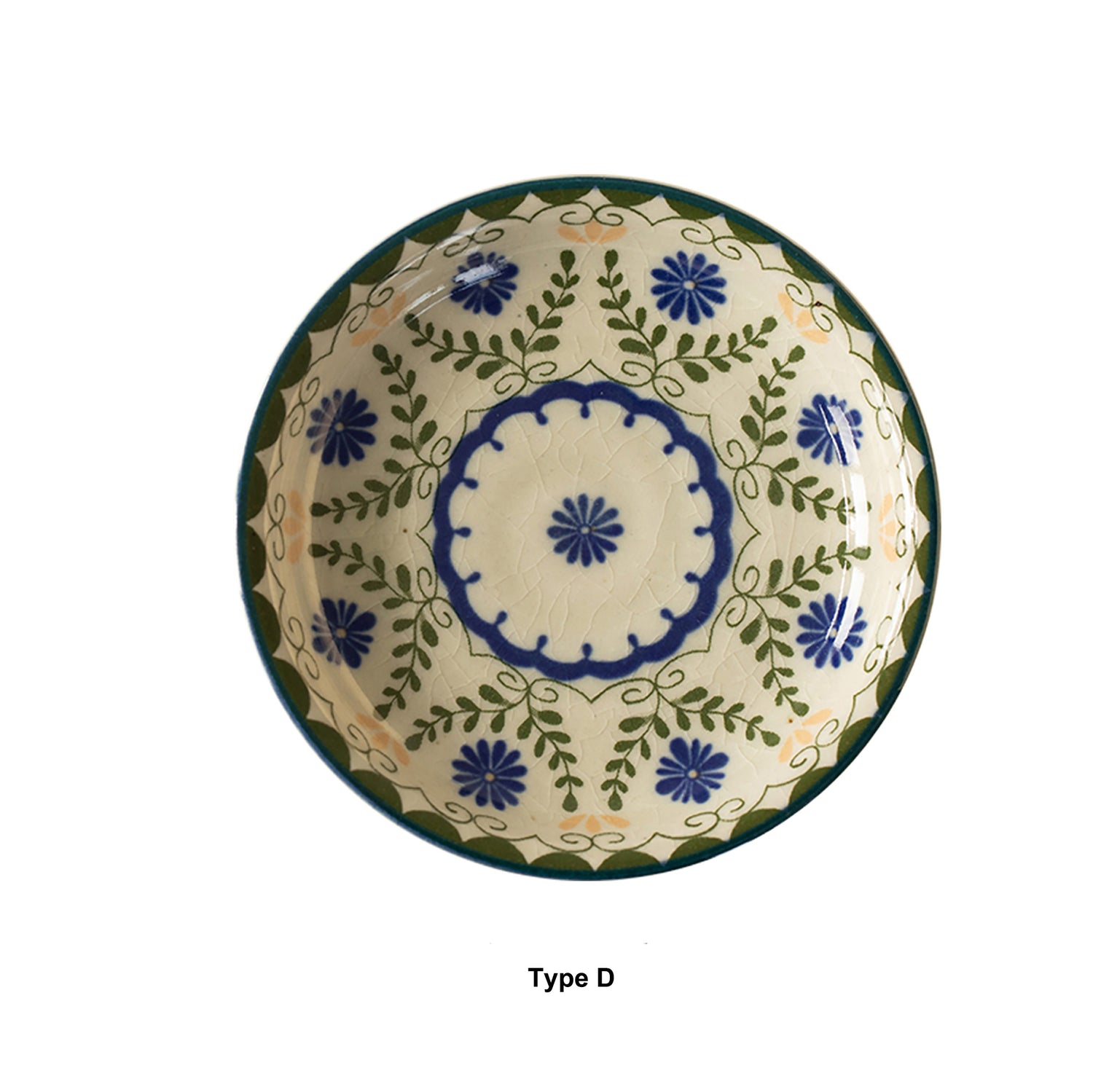 Mino-yaki &quot;Green Garden&quot; ceramic tableware