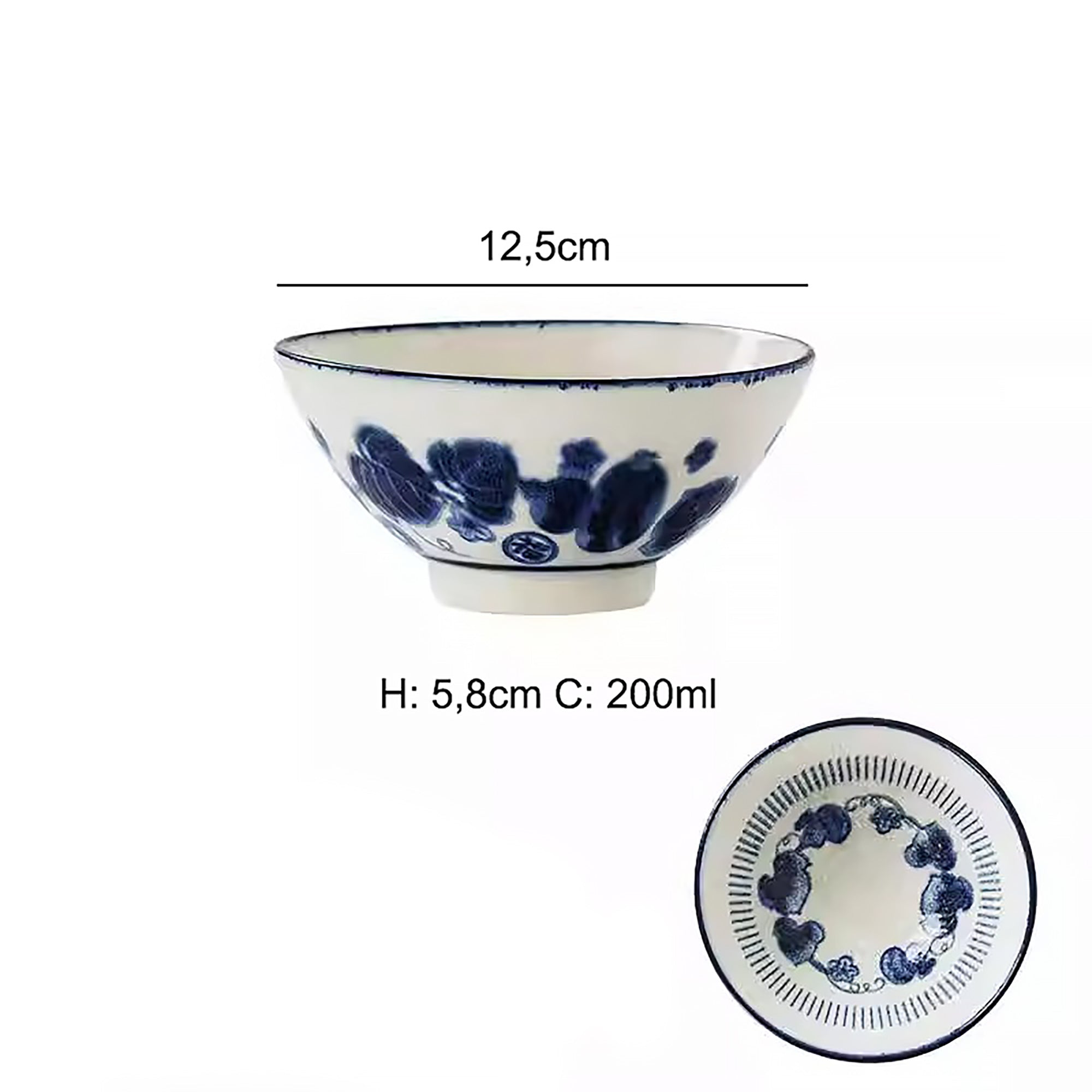 Vaisselle Minoyaki motif calebasse porte-bonheur
