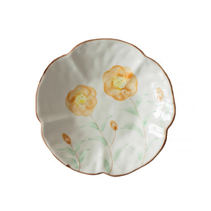 Assiette en céramique Minoyaki style campagne japonaise