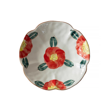 Assiette en céramique Minoyaki style campagne japonaise