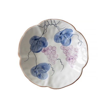 Assiette en céramique Minoyaki style campagne japonaise