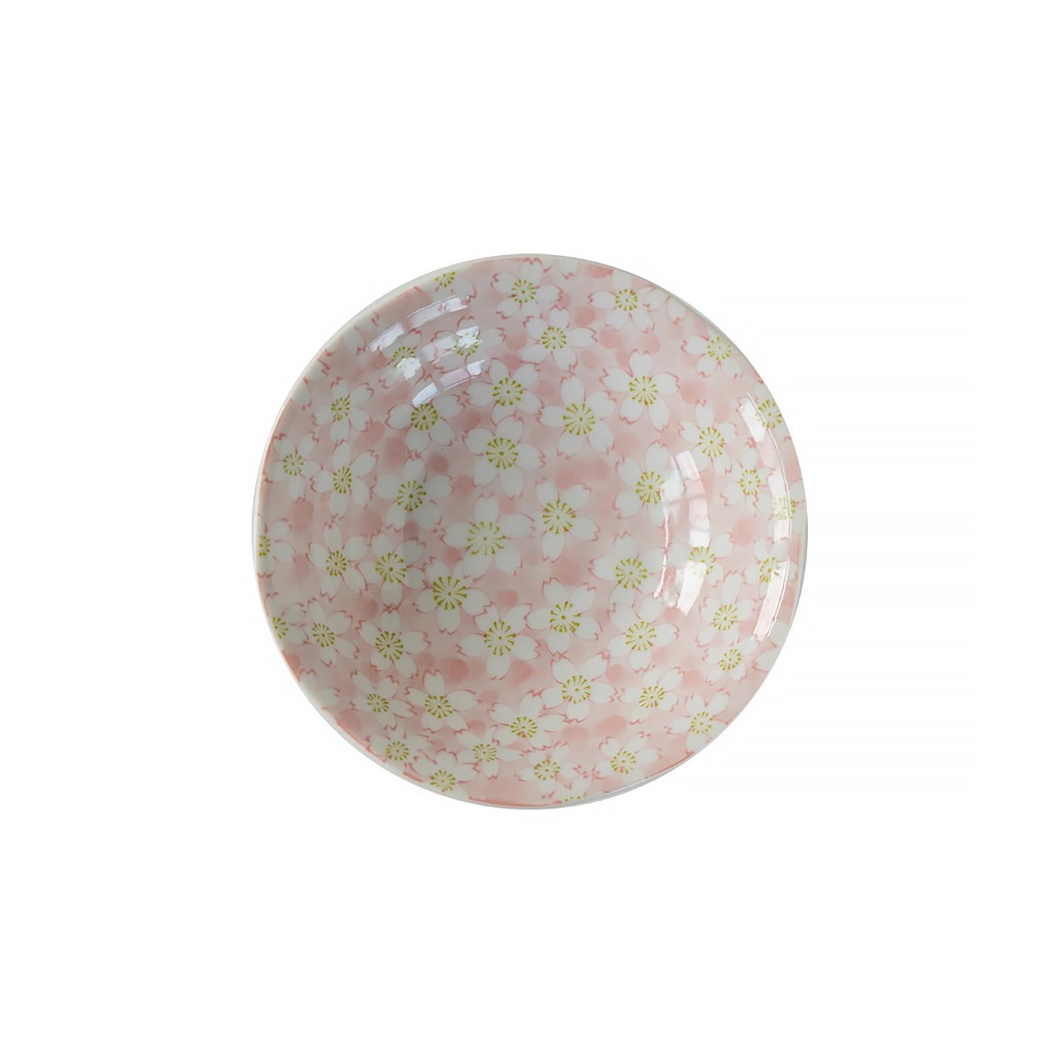 Assiette Minoyaki à motif de fleurs de cerisier