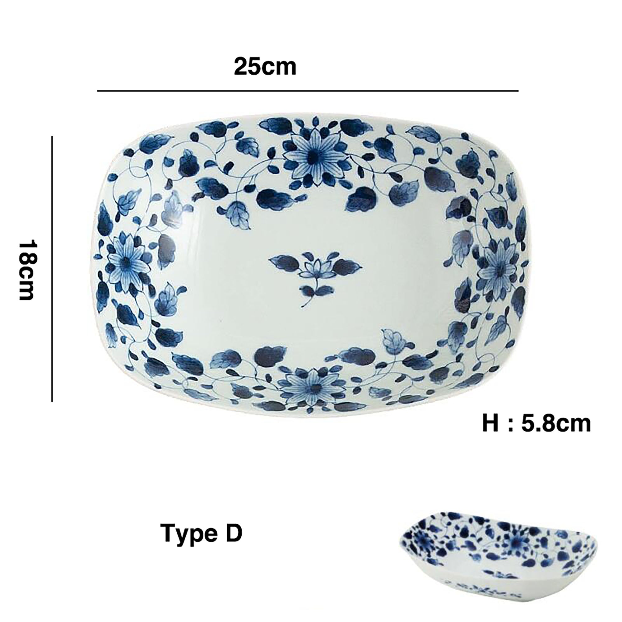 ASSIETTE RECTANGULAIRE