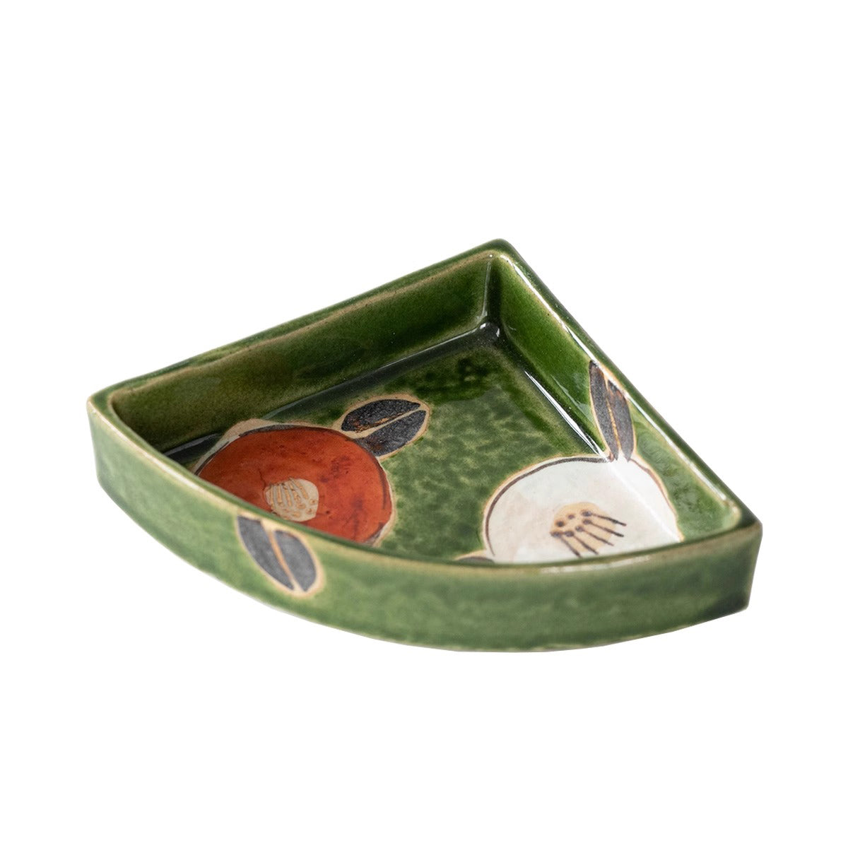 Assiette en céramique Seto yaki