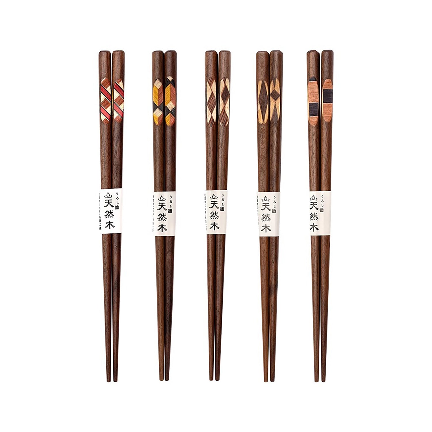 Baguettes en noyer avec rétro texture artisanale de Style japonais