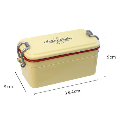 Boîte à bento double couche rétro par SABU