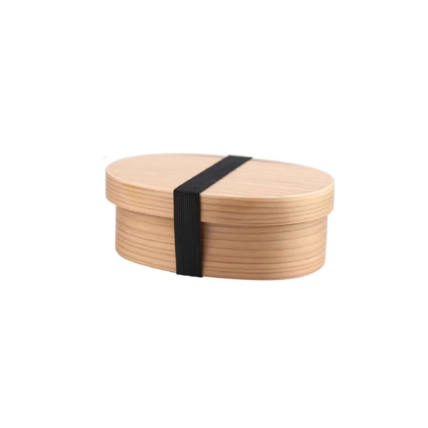Boîte à bento artisanale en bois de cèdre style japonais