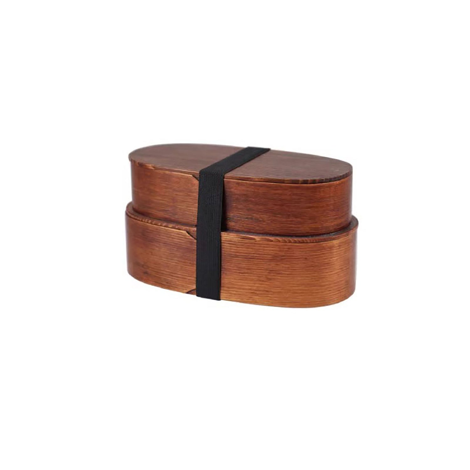 Boîte à bento deux couche artisanale en bois de cèdre style japonais