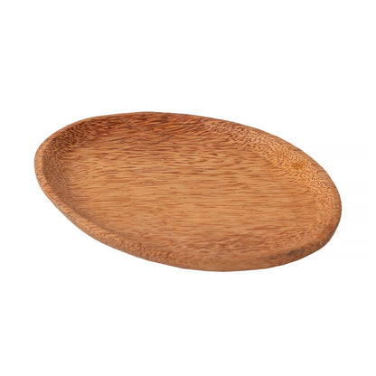 Assiette en bois de coco naturel