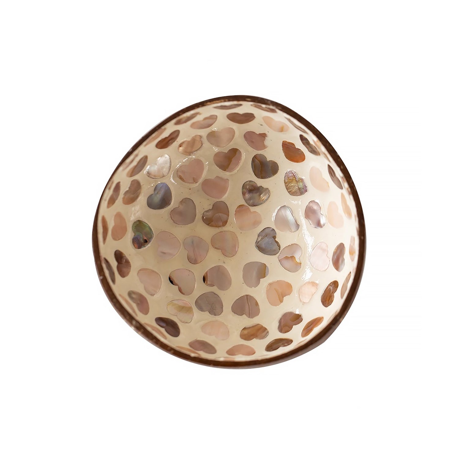 Bol artisanal en noix de coco et nacre